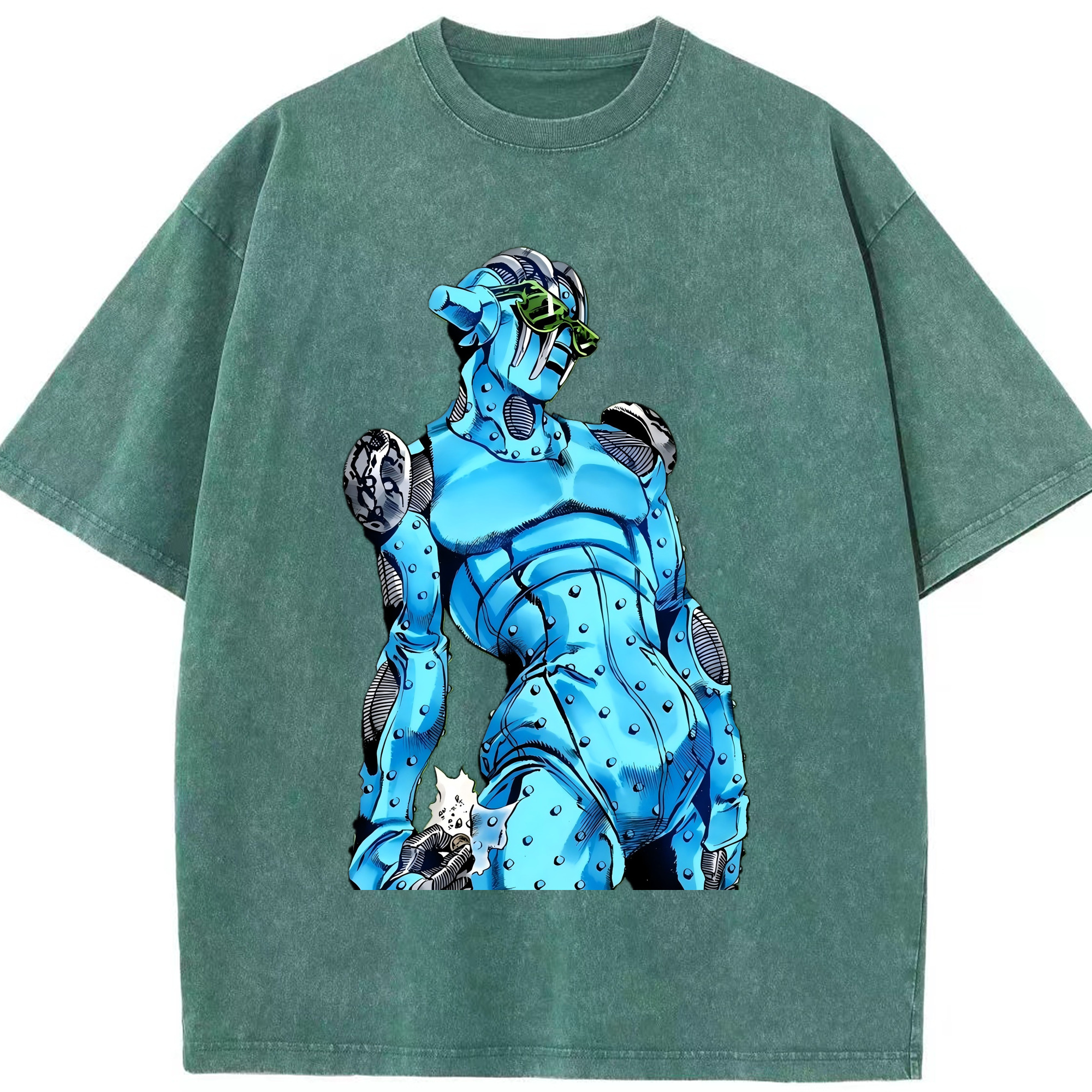 （画像用） ジョジョの奇妙な冒険 JoJo's Bizarre Adventure 綿100% ヴィンテージ風 半袖Tシャツ（フロントプリント）
